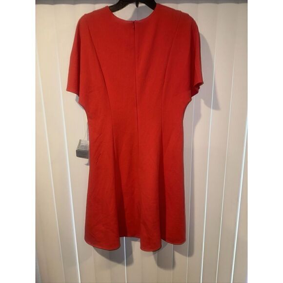 Donna Morgan Midi Red Dress. Size 12. Polyester And Spandex. NWT. 6 - Picture 10 of 10